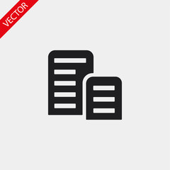 List vector icon , lorem ipsum Flat design