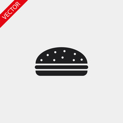 Burgeicon, burgevector vector icon , lorem ipsum Flat design