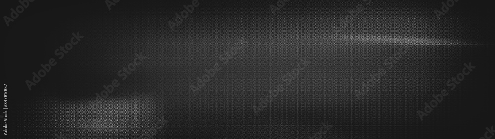 Poster abstract background with a small pattern black gradient color blurred image, 3d render