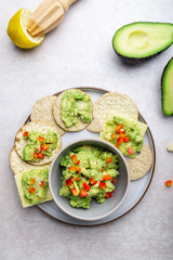 Healthy Gluten Free Snacks with avocado