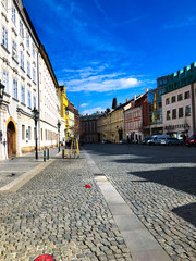 narrow street in stockholm
