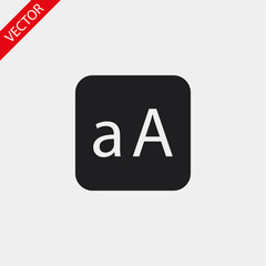 ABC vector icon , lorem ipsum Flat design