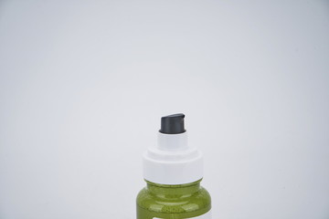 75% of the portable alcohol disinfection gel is isolated in a white background.