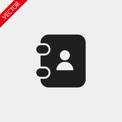 Vintage phone vector icon , lorem ipsum Flat design