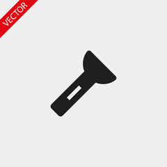 Flashlight vector icon , lorem ipsum Flat design