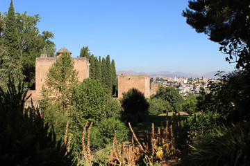 Jardines del Real Alc&aacute;zar de Sevilla (Andaluc&iacute;a, Espa&ntilde;a)