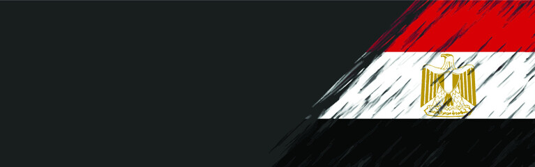 Egypt flag banner
