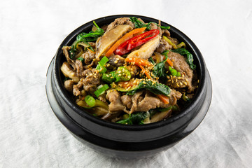 Soy Marinated Beef is called Bulgogi  in Korea