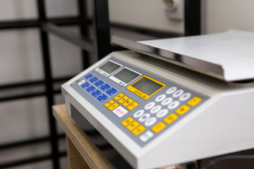 Precision digital scale in the store