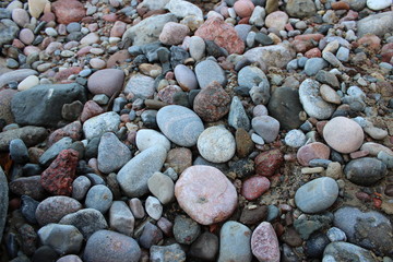 cairn on the seashore of the Baltic