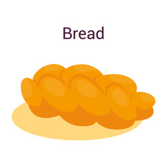 Tasty delicious bread loaf. Idea of bakery and fresh dinner. Healthy