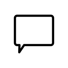 Bubble speech icon