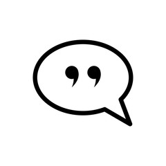 Bubble speech icon
