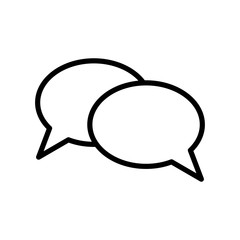 Bubble speech icon