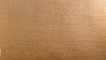 Background and texture of natural brown Sackcloth