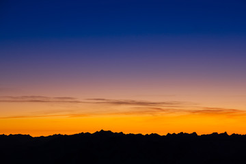 Sonnenuntergang auf der Zugspitze 