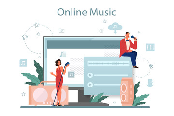 Music streaming service and platform. Streaming music online