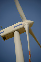 Windturbine at sunny day