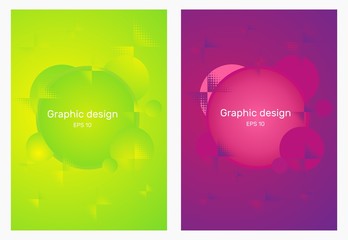 Creative design of a flyer, banner, or brochure. Color bright background