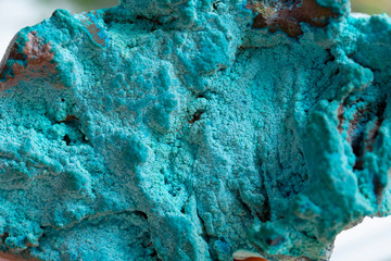 chrysocolla mineral specimen quartz gem stone rock geology