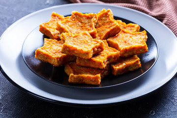 sweet Carrot Stars cookies on a plate
