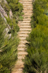 Mountain peak Pico do Arieiro at Madeira island, Portugal