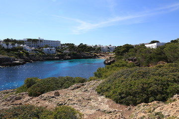 The island of Majorca  -On holiday trip east of the island - Cala dòr