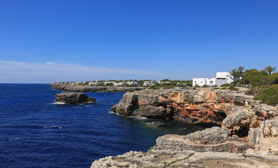 Fototapeta na wymiar The island of Majorca -On holiday trip east of the island - Cala dòr