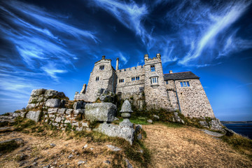 Fototapeta premium Castle of St Michael's Mount on a Cornish Island