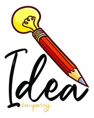 Cute and funny logo for Idea store or company