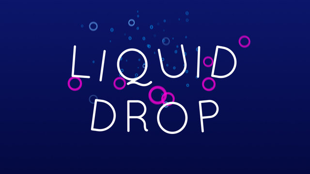 Liquid Drop Graphical Title
