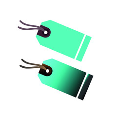 Sale Tag Vector illustration. Sticker, Label, Banner template. Price Tags on Paper, Blank. Special offer. Realistic Discount Red Tag for Sale Promotion.