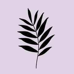 floral cute vector leaves tropical branches