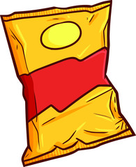 Funny and yummy red orange snack for your time break