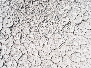 texture of dry cracked earth 