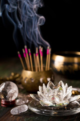 crystal lotus for work in reiki stream