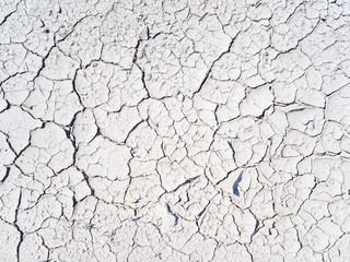 texture of dry cracked earth 
