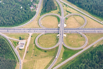 Road interchanges in the Moscow region