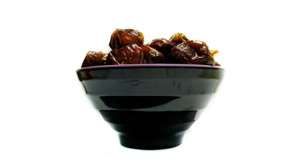 Dates Fruits Kurma isolated on white background