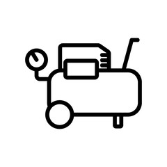 industrial technology device icon vector. industrial technology device sign. isolated contour symbol illustration