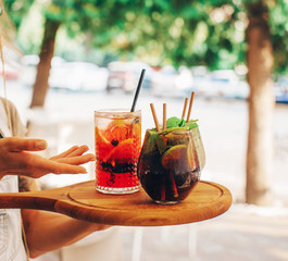 cocktail on the beach