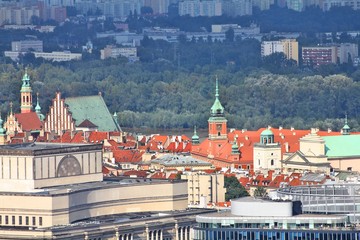 Naklejka na ściany i meble Warsaw, Poland