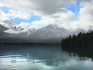 Beautiful landscape rocky mountains