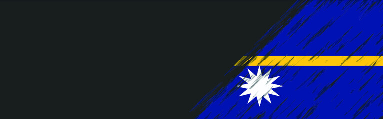 Nauru flag banner