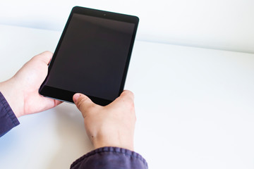 tablet ipad biznes ekran dotykowy praca