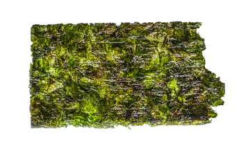 Tasty nori seaweed isolated on white © Roberto Sorin