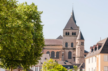 Trier, Dom, St. Peter, Liebfrauenkirche, Kirche, Altstadt, Stadt, Altstadthäuser, Mosel, Fluss,...