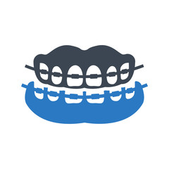 Tooth brace icon