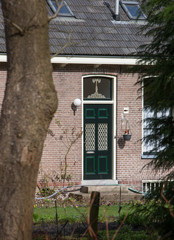 Headmasters house. Historic School Boschoord, Maatschappij van Weldadigheid Frederiksoord Drenthe Netherlands