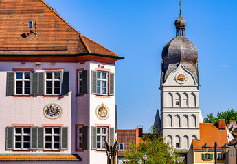 famous old town of erding - bavaria